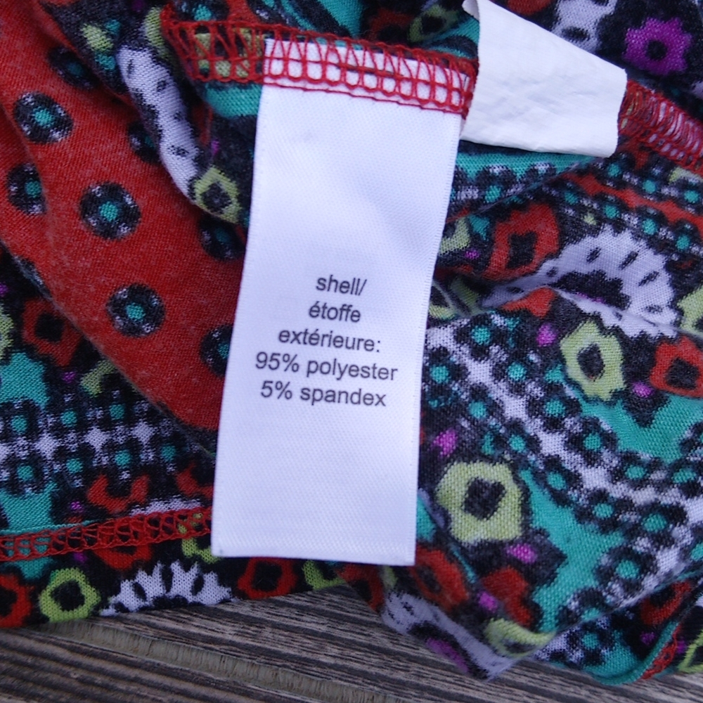 Boho Colorful Flowy Eccentric Patterned Strapless… - image 6